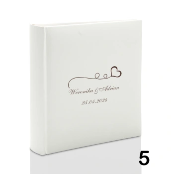Album ślubny, wsuwany, 200 zdjęć 10x15, personalizowany, 12 wzorów